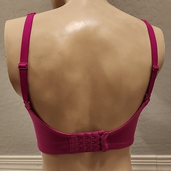 Body By Victorias Secret Unlined Demi Bra 34DDD Pink Underwire - Picture 2 of 3